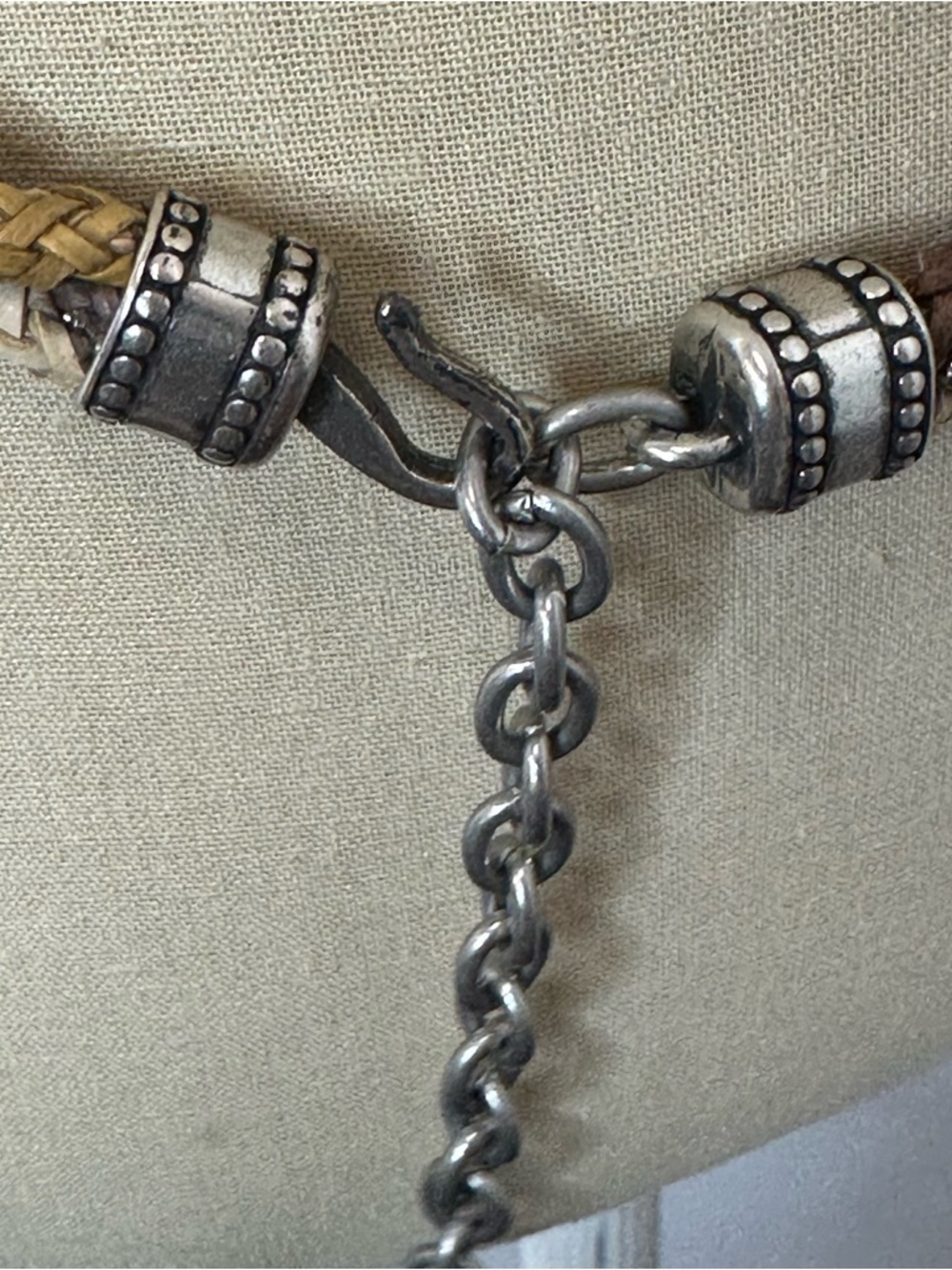 Braided Rope Chain Waist Belt in Brown and Gold - Picture 7 of 8